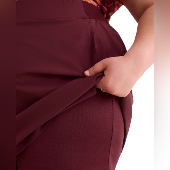 NEW, Penningtons, Active Zone Skort, Plus Size 3X, Burgundy 🏃‍♀️‍➡️ - Picture 5 of 9